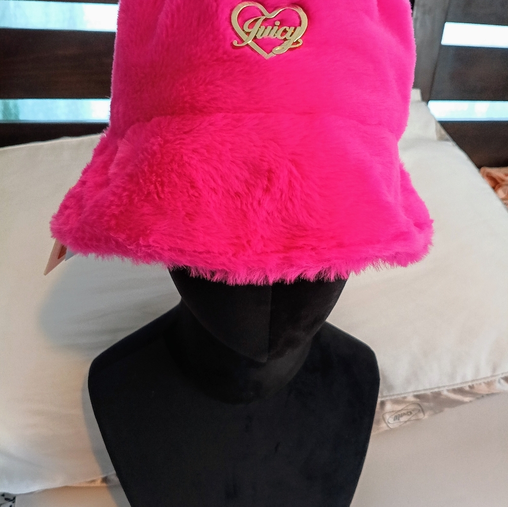 Juicy Couture Vibrant Pink Kids Hat